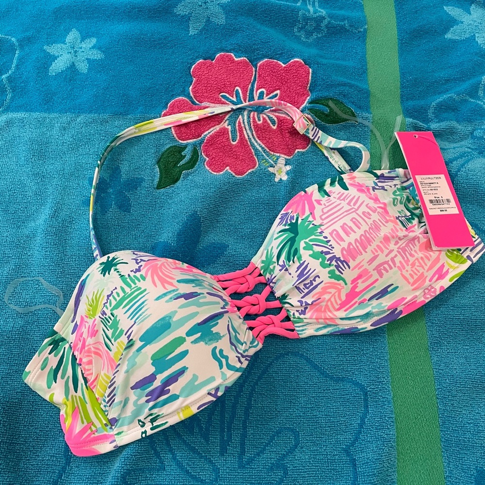 Lilly Pulitzer Sandy Lattice Bandea Private Island